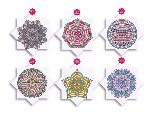 Imagen 6 de 7 de Vinilos Pared Mandalas De 1,20 X 1,20 Metros
