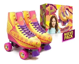 Patines Soy Luna Talle 34 Color Naranja Original