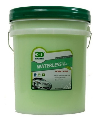 3d Waterless 1 Lts Lavado Sin Agua Auto Shampoo En Seco Car