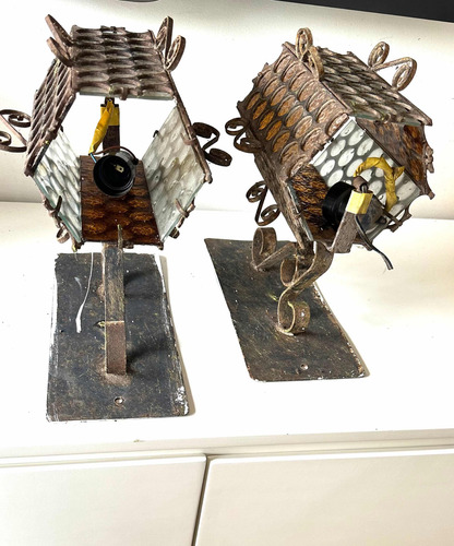 Antiguo Aplique Luz Farol Lámpar Pared Hierro Vintag Medieva (Usado)
