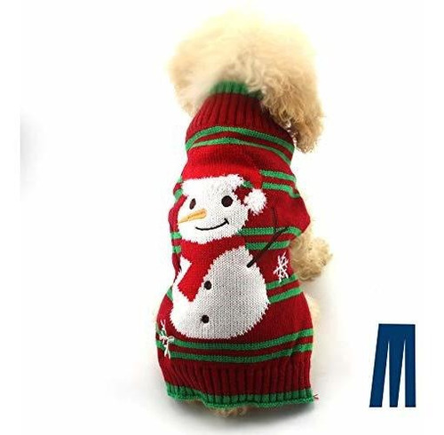 Mikayoo Dog Christmas Sweater, Pet Xmas Sweater, Cat Holiday
