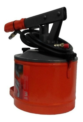 Imagen 2 de 7 de Grasera Engrasadora Manual 3kg Jit No Vulcano + Guantes