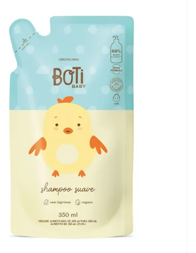 Refil Shampoo Boti Baby 350ml O Boticário