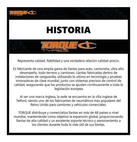 Paq 2 Llantas 205/70 R15 Torque Tq-05 106/104r