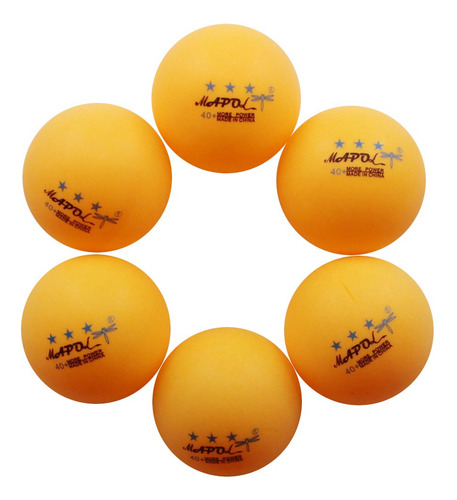 Mapol - Pelotas De Tenis De Mesa (100 Unidades, 3 Estrellas)