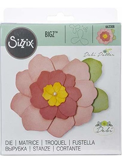 Sizzix Bigz Troquel Capas de flores con pétalos de corazón 