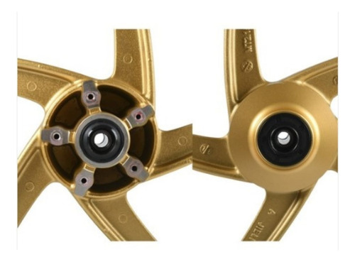 Rin Italika Dorado Rt200 Para Motos (90/80-17) Dorado Oscuro