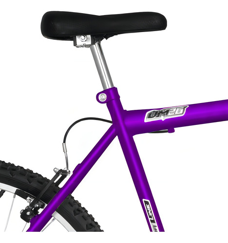 Bicicleta Aro 26 Ultra Bikes Bicolor Masculina Sem Marcha Cor Lilás