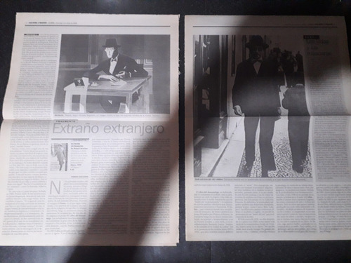 Clipping Diario Clarín Cultura 09 1 2000 Fernando Pessoa (Usado)