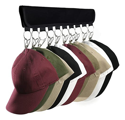 Perchero Para Gorras Organizador Colgante De Gorros Con Clip