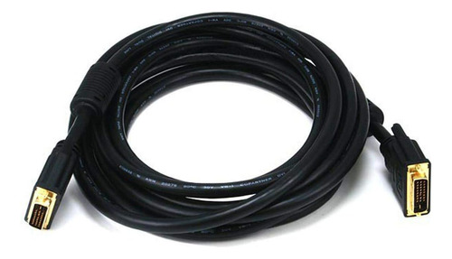 Cable Dvi-d De Doble Enlace (15 Pies/4.5 Metros) Negro