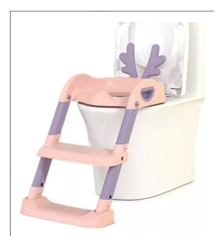 Asiento Inodoro De Baño Con Escalera  Para Niños