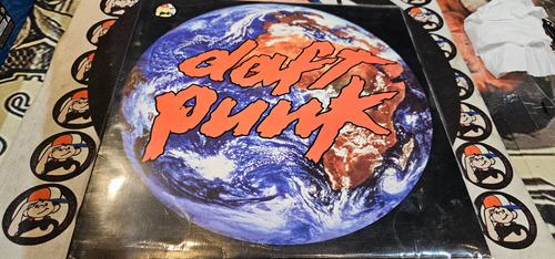 Daft Punk Around The World Vinilo Maxi 1997 Europe Muy Bueno