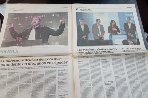 La Nación Triunfo Massa Elecciones Primarias 2013 12/8 (Usado)