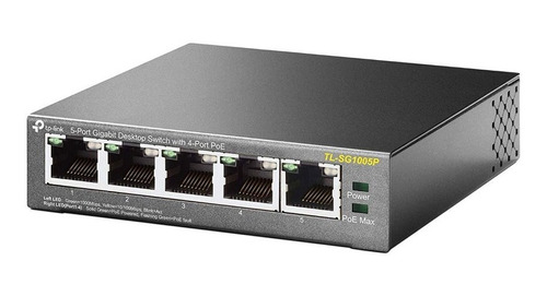 Switch 5 Puertos Tp Link Tl-sg1005p 5 Gigabit 4 Poe