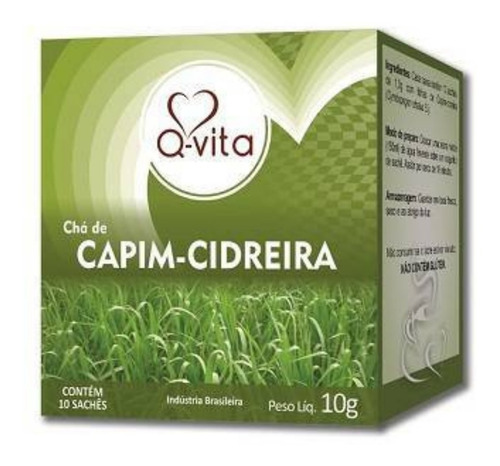 Chá Capim-cidreira 10g - Q-vita