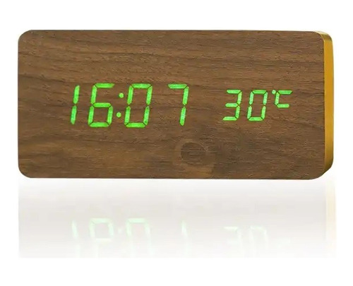 Reloj Despertador De Madera Tu Lugar Store