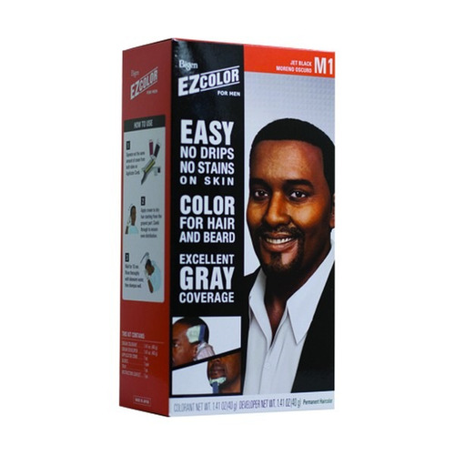 Bigen Ez Color De Cabello Para Hombres De Color Negro