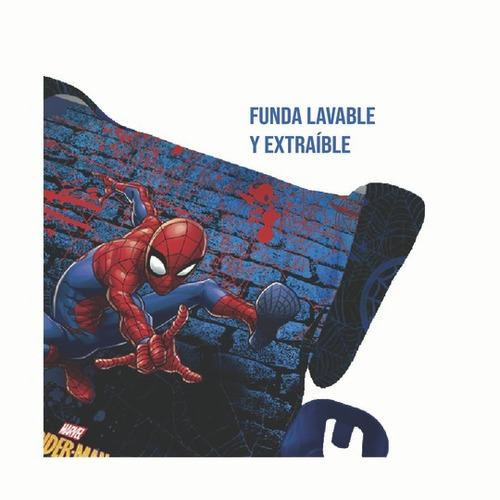 Booster Spiderman P/auto Sin Respaldo Con Portavaso Premium