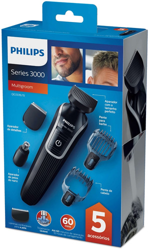 Kit Aparador Multifuncional De Barba E Pelos Philips Bateria