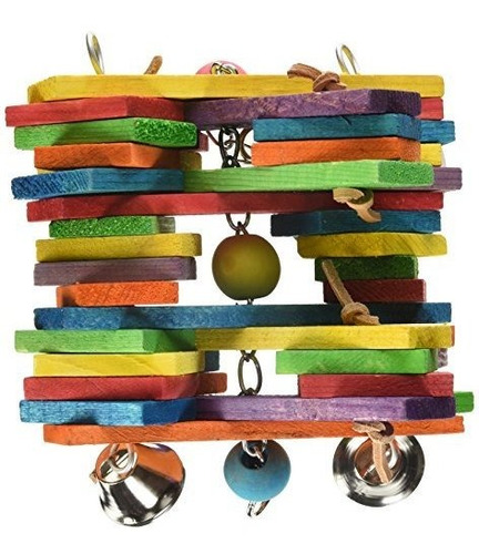 Super Bird Creations 11 Por 7 Pulgadas Woodpile Bird Toy Gra