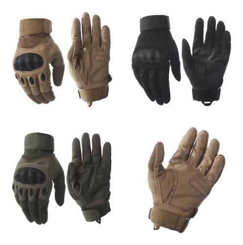 Guantes Moto Tácticos Militares Dedo Completo Para Unisex Eg