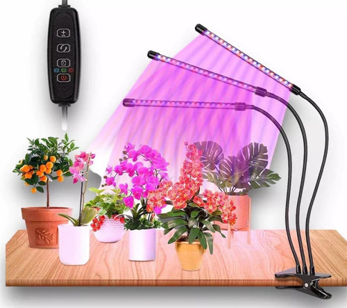 Lámpara De Cultivo Indoor Con Temporizador Plantas Luz