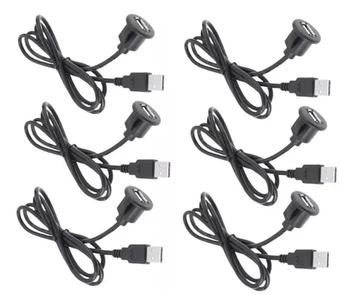 comprar Kit 6 Cabo Usb 2.0 Extensão Para Central Multimídia Carro