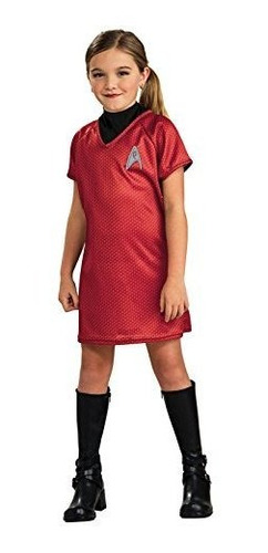 Niña - Disfraz Infantil De Uhura De Star Trek De Rubie's