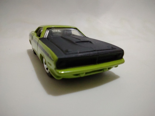 Vehículo A Escala 1:64, Hotweels, Plymouth Aar Cuda 1970