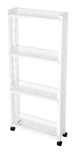 Carrito Organizador Cocina Baño Con Ruedas Rack 4 Niveles