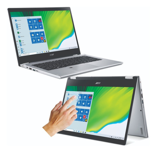 Imagen 1 de 5 de Notebook Acer Spin3 2 En 1  Touch Ideal Diseño 128 Ssd Win10