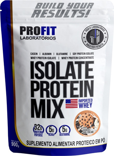 Imagem 1 de 5 de Isolate Protein Mix (900g) - Profit Labs