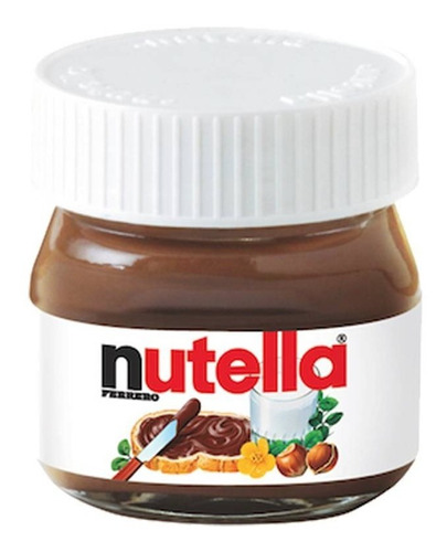 2-pack Nutella Mini Frasco Personal Lunch Vidrio 25g Import 
