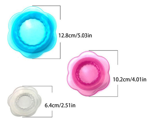 L Juego De Tapas Elásticas De Silicona Reutilizables