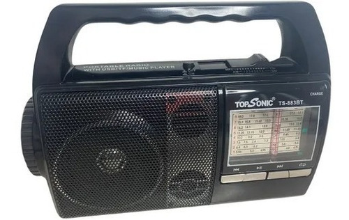 Radio Parlante Analogico Fm Tf Bluetooth Linterna Recargable