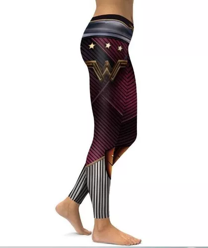 Leggins Leggings Wonder Woman Mujer Maravilla Licra Superman