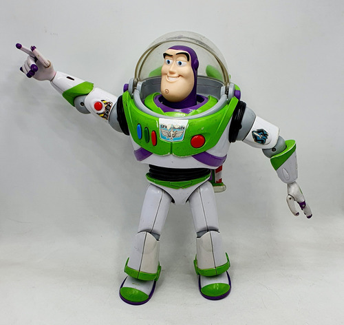 Disney Toy Story Buzz Lightyear Thinkway Toys Con Detalle (Usado)