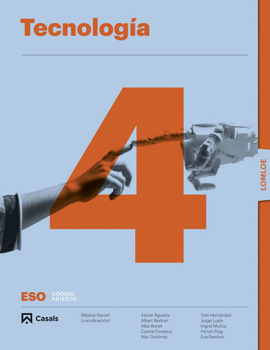 Tecnologia 4ãâºeso 23 Lomloe Codigo Abierto, De Aa.vv. Editorial Casals, Tapa Blanda En Español