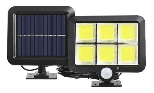 Lampara Led Panel Solar Sensor De Movimiento Smt-f120 *itech