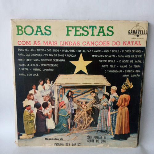 Lote Com 8 Discos De Vinil De Musicas De Natal - Natalina