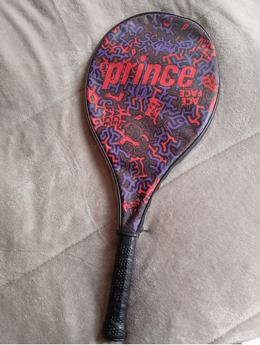 Raqueta Vintage Prince Ace Face Funcional Con Grip Reciente