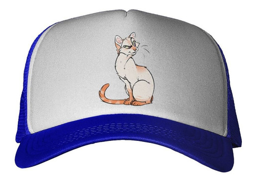 Gorra Gato Naranja Dibujo