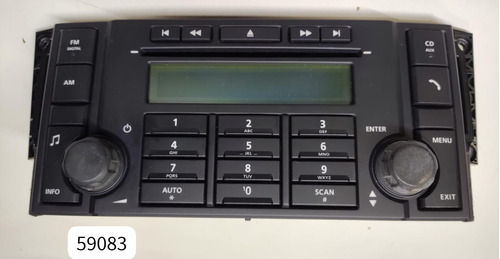 Comando Radio Cd Player Freelander 2 Aparelho Som  