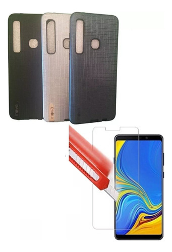 Funda Case Mas Vidrio Templado Para Samsung Galaxy A9 2018