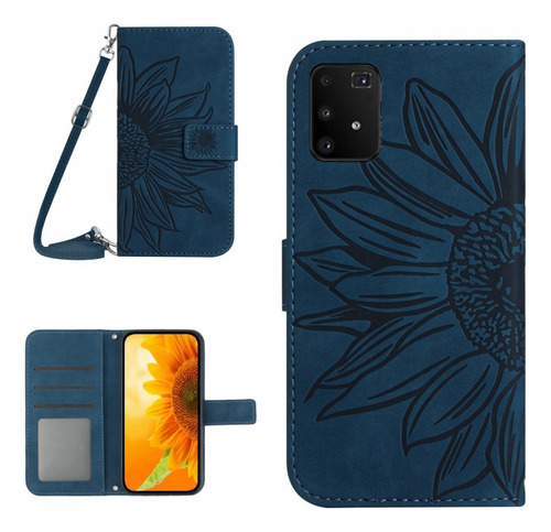 Funda Skin Feel Pu Para Samsung Galaxy A91/s10 Lite