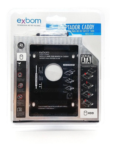 Adaptador Caddy De 12.7mm Bandeja Interna