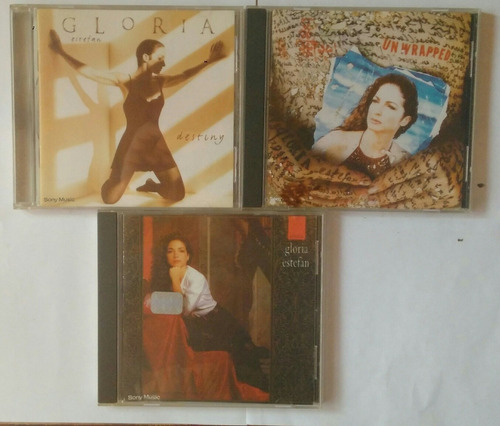 Gloria Estefan  X 3 Cd Éxitos Destinity  Unwrapped Original