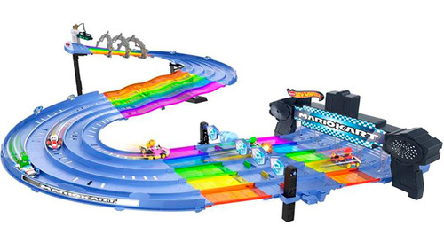 Hot Wheels Pista Mario Kart Estrada Arco Íris Gxx 41 Mattel