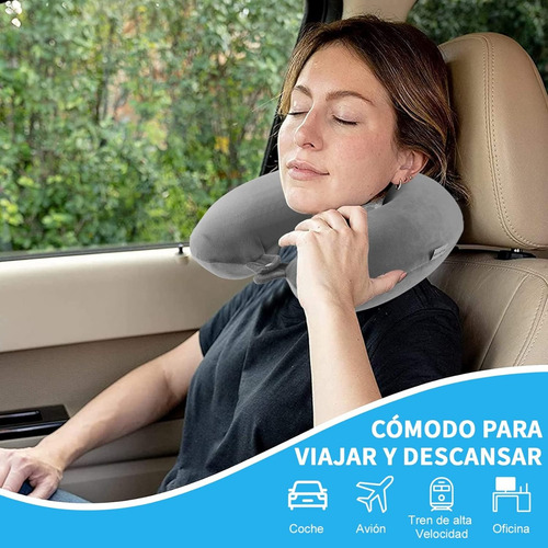 Almohada De Viaje, Almohada Cervical De Espuma Viscoelástica